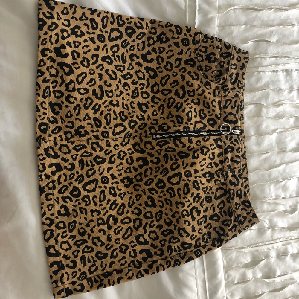 Cheetah Print Vestique Skirt size small